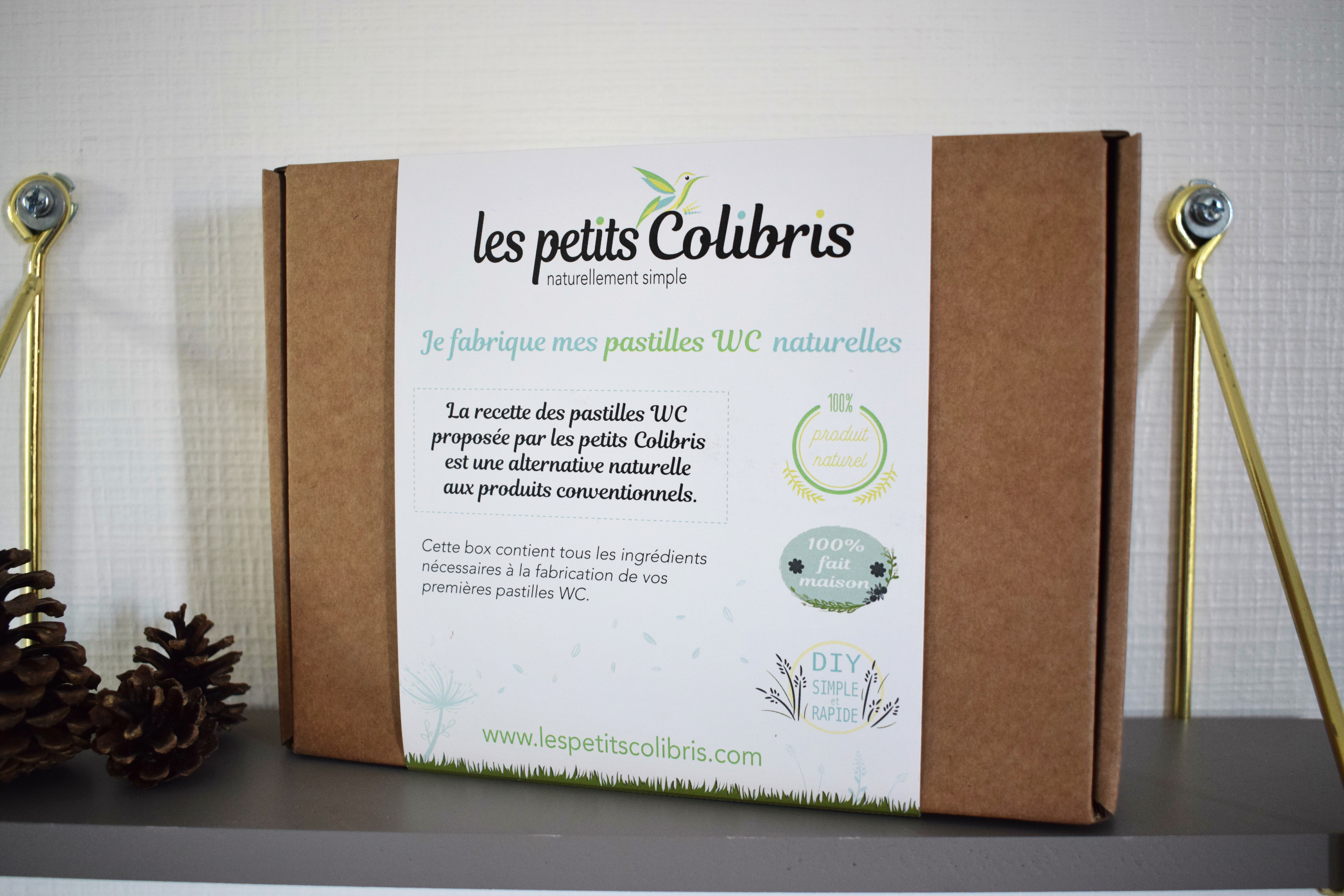Mes pastilles WC naturelles – Kit DIY Les petits colibris